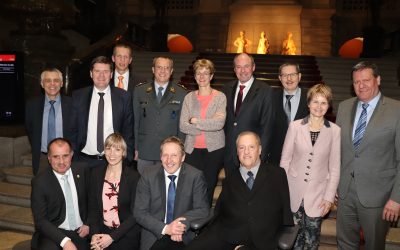 Delegation der kantonalen Offiziersgesellschaft besucht Thurgauer Bundesparlamentarier in Bern
