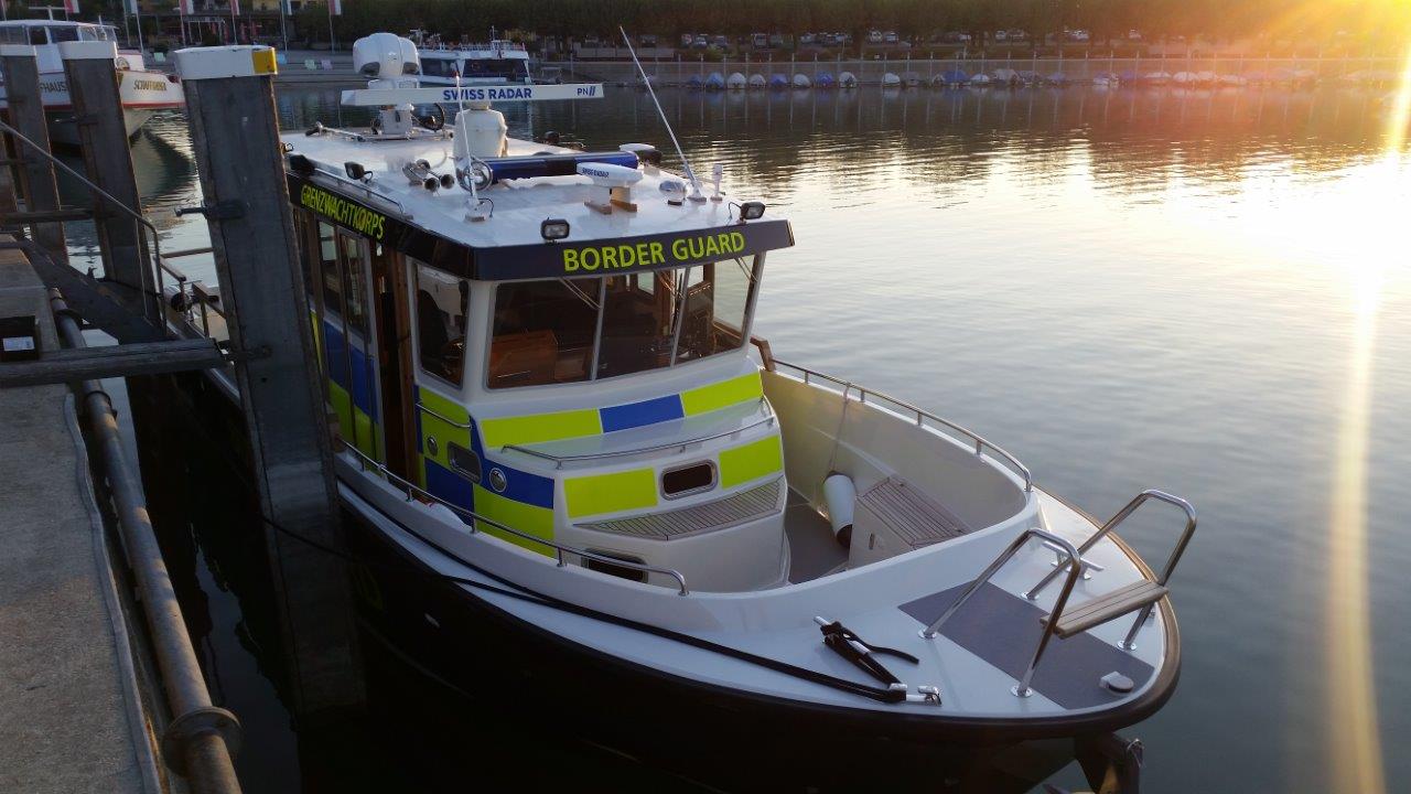 Das Grenzwachtkorps im Einsatz auf dem Grenzgewässer